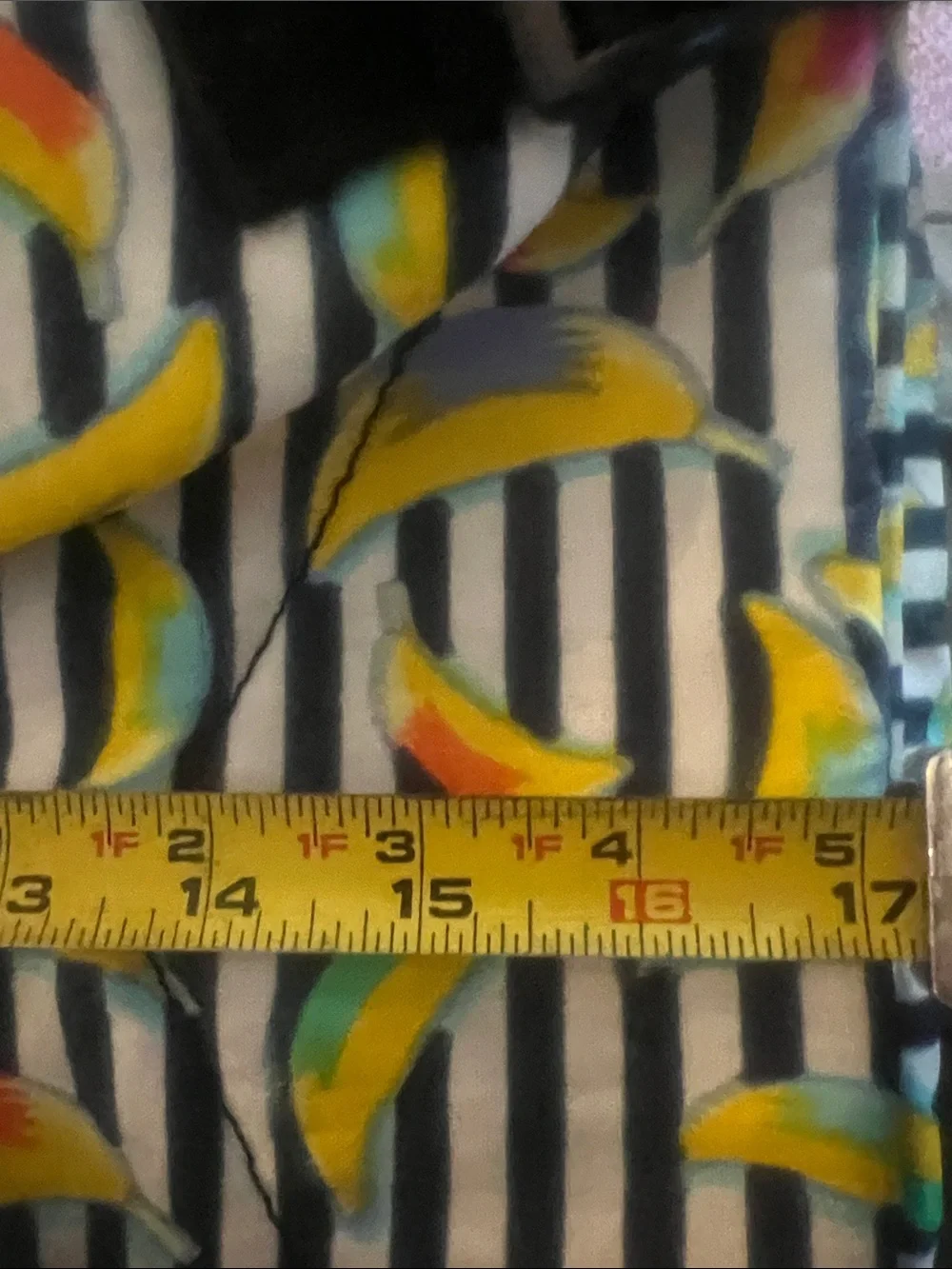 EUC Kipling Banana Print Backpack - Black, White & Yellow Multicolor